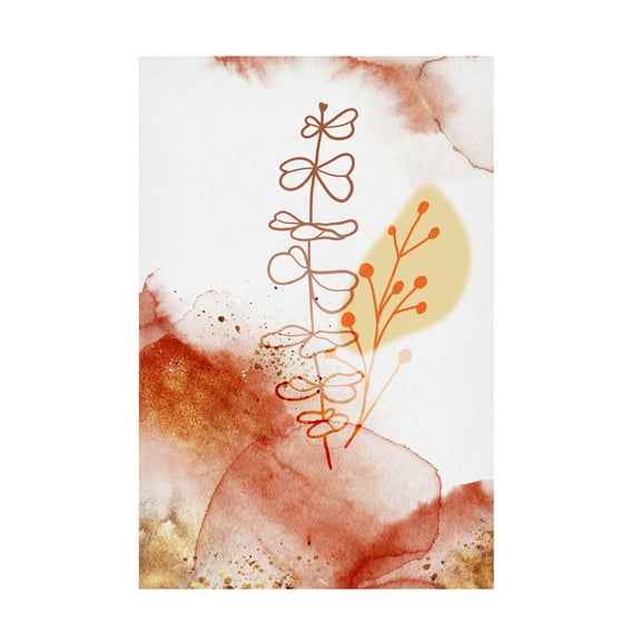 Trademark Fine Art Fadil Roze Aloxerry Canvas Wall Art