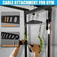 thumbnail image 6 of KORIKAHM Multi-Grip LAT Pull Down Bar for Home Gym Fitness, Spreader Plate LAT Pulldown Attachments for Pulley System Cable Machine, Double to Single Cable Attachment Exercise Handle, 6 of 7