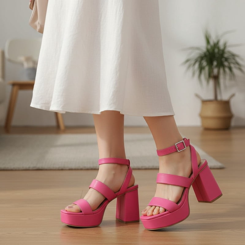 Women’s Stylish Platform Chunky Heeled Sandals