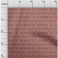 thumbnail image 2 of oneOone Rayon Brown Fabric Geometric Sewing Material Print Fabric By The Yard 56 Inch Wide, 2 of 4