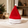 thumbnail image 5 of Pet Santa Hat for Small Dogs Cats with White Pompom, Adjustable Christmas Hat with Strap, Plush Santa Accessory for Holiday Pet Party Decor, 5 of 7