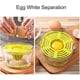 thumbnail image 4 of Exprimidores Manuales, Exprimidor Portátil 4 En 1 Para Naranja, Separador De Huevos Con Recipiente De 400 Ml, Rallador De Ajo/Jengibre, Exprimidor De Frutas Manual Multifunción Para Le. Afortunado Sencillez, 4 of 5