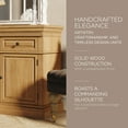 thumbnail image 6 of Maven Lane Theo Traditional Wooden Sideboard in Antiqued Natural Finish, 6 of 7