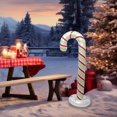 thumbnail image 6 of Inflatable Candy Cane Christmas Ornament Lawn Waterproof PVC Large Size Christmas Party Yard Decor, 6 of 9