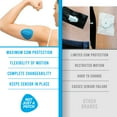 thumbnail image 2 of Not Just a Patch Dexcom G6 Adhesive Patches – 20 Count, Water Resistant Overpatch for Dexcom G6 Sensors, Blue, 2 of 7