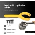 thumbnail image 3 of 5PCS Excavator Cylinder Adjustable Wrench Kit, 8.27" /21cm Max Opening Heavy Duty Spanner, Repair Hand Tool for Cat 320 Komatsu PC Series, 3 of 9