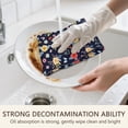 thumbnail image 5 of 2 Pcs Pioneer Flower Floral Print Pattern Kitchen Towels, Funny Microfiber Dish Towel Set, 18" X 26" Tea Towels, 5 of 6