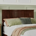 thumbnail image 6 of AFI Madison Queen Platform Bed with Wood Headboard Footboard & Twin XL Trundle, Walnut, 6 of 12
