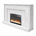 thumbnail image 2 of CosmoLiving Liberty Mantel Fireplace, Marbl, 2 of 9
