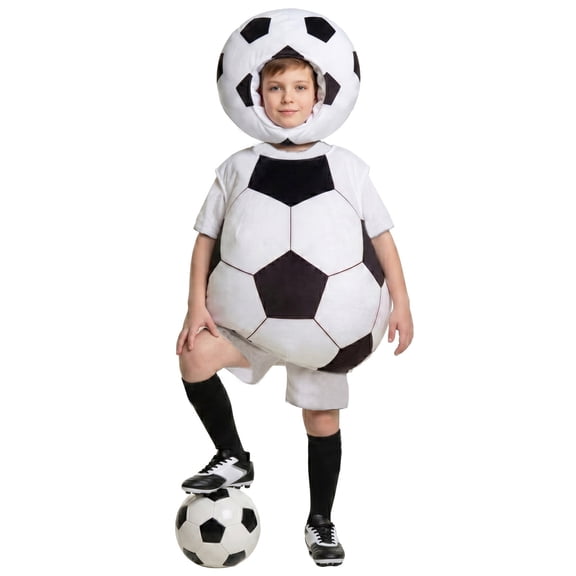 Rvusndi Boys Girls 2026 Usa Soccer Soccer Ball 2 Piece Set 3D Football Hat Headpiece Headband and Vest Top for Party Dress Up Women Men Summer Outfits Stage Performance