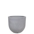 thumbnail image 1 of Ecobo Maceta Redonda Ecológica de 35,1 cm para Uso en Interiores, Duradera, Versátil y Ligera, Diseñada por Artesanos Brasileños, Diseño Moderno para Todo Tipo de Climas - Gris, 1 of 2