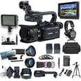 thumbnail image 1 of Videocámara compacta Full HD Canon XA15 con SDI, HDMI y paquete Filmmaker de salida compuesta. Con batería adicional, estuche, luz LED, monitor externo, micrófono, auriculares, trípode y más Canon 2217C002, 1 of 5