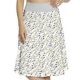 thumbnail image 1 of Women's Purple Romantic Lavender Herb Plant A-line Printed Skirt Casual Wear, 3XL, Violet Ivory Dust, by Ambesonne, 1 of 1
