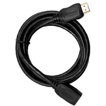 RadioShack 6ft HDMI Cable: Male to Female, 4K & 3D Ready, Ultra HD, HDTV, Monitor, Projector Extension