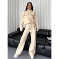 thumbnail image 3 of Striped Long Sleeved Zippered Jacket Set (S, DeepLakeBlue), 3 of 6