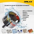 thumbnail image 6 of drilax diamond drill bit large 1-3/4 inch  size hole saw for glass, marble, granite, ceramic porcelain tiles, quartz, fish tank, stones, rocks diy drilling, 6 of 9