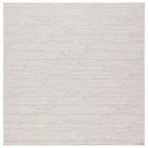 SAFAVIEH Lakeside Zander Solid Indoor/Outdoor Area Rug, Beige, 6'7" x 6'7" Square