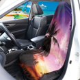 thumbnail image 3 of Chririnla Car Seat Towel Cover, Compatible with Truck Seat and Van, Terry Cloth Car Seat Cover for Trucks Cars, Tropical Sunset Palm Tree, 3 of 6