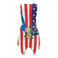 thumbnail image 4 of HELLHERO Puerto Rico Flag Print Casual Midi Dress, Side Pockets Sleeveless Sundress Irregular Hem Round Neck Sleeveless Sundresses, 4 of 8