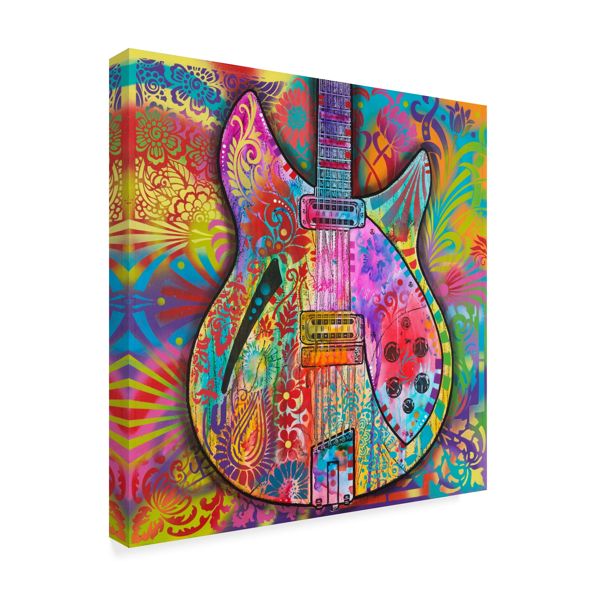 Trademark Fine Art 'Vintage 12 String' Canvas Art by Dean Russo