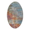 thumbnail image 3 of Unique Loom Paragon Collection Area Rug - Gurney (3' 3" x 5' 3" Oval Multi/Blue), 3 of 7