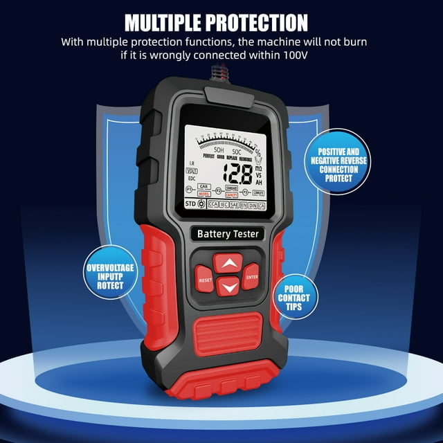 Internal resistance tester,Internal Resistance Tester Battery Tester Car Battery Portable Display 12v/24v Car Tester 12volt/24volt Car Display Tester 12volt/24volt