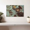 thumbnail image 2 of Elephant Stock Antique Pirate Map Wall Art - Horizontal Canvas Wall Art - Living Room Wall Decor - Nautical Canvas - Brown And Blue Decor - 12" x 8", 2 of 8