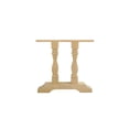 thumbnail image 4 of BingLTD - 29" Tall Philip Square Trestle Table Base (PD-TB2902-RW-UNF), 4 of 4