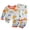b100-Light Pink, variant on KPOPLK Boys Pajamas Cozy Soft Long Sleeves Top and Pants 2 Piece Cool Pjs Pajamas Set Baby Boys Sleepwear Light Pink Size 12-18 Months