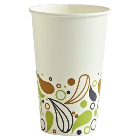 22 Oz Paper Cold Cup - Boardwalk Deerfield Printed Paper Cold Cups, 16 oz, 1000 count