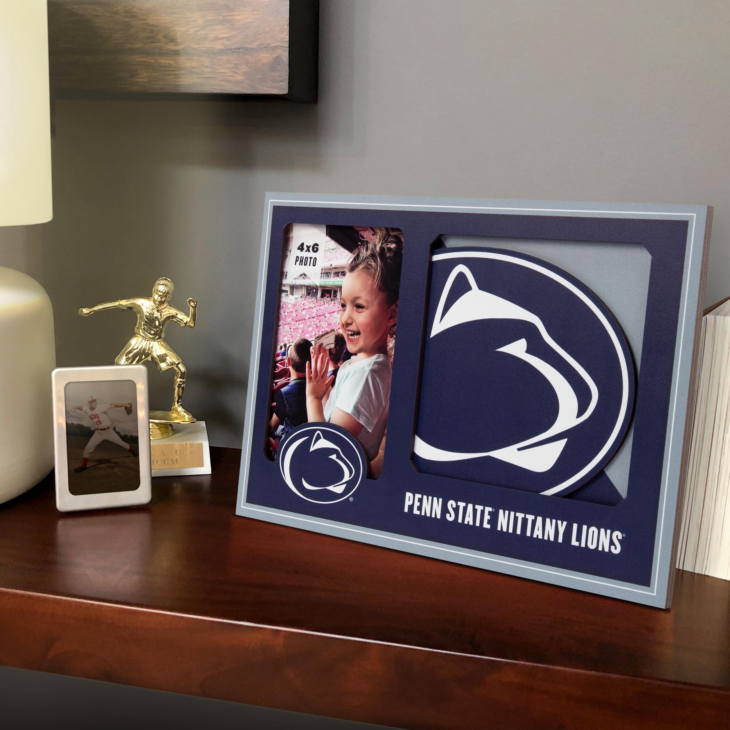 Penn State Nittany Lions 3D Logo Picture Frame