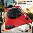 thumbnail image 4 of XYX Case for Samsung Galaxy Tab S11 11 inch 2025 Released, 360 Degree Rotating Hand Grip Shockproof Cover with Shoulder Strap, Red, 4 of 7