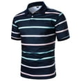 thumbnail image 1 of Pompotops Men's Spring And Summer Leisure Patchwork Shirt With Lapel Short Sleeves on Sale, 1 of 8