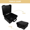 thumbnail image 4 of Miangastore Plastic Suitcase Lockable Tools Case Multifunctional Case Travel Supply Box, 4 of 8