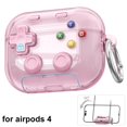 thumbnail image 1 of Protective Case Cover for Apple AirPods Pro 2, TPU Gamepad Design with Integrated Phone Stand, Shock-Absorbing, Anti-Scratch, Drop Protection, Portable, Gaming Accessory, Black, 1 of 8