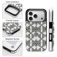 thumbnail image 3 of Geometric Diamond Pattern Leather Wallet Case for iPhone13 pro max Wallet Case Card Holder Flip, 3 of 8