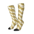 thumbnail image 2 of Easygdp Cartoon Honey Pot Bee Sunflower Soccer Socks Sport Knee High Socks Calf Compression Athletic Socks for Men and Women, 2 of 9