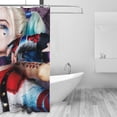 thumbnail image 6 of Suicide Squad Harley Quinn Shower Curtain Bathroom Decor Polyester Waterproof Bath Curtains With Hooks 60x72 Inches, 6 of 8