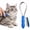 Single-loop, variant on Dual Sided Shedding Blade for Cats and Dogs, Stainless Steel Pet De-Shedding Grooming Tool with ABS Soft Grip, Removes Loose Hair and Undercoat for Heavy Shedding