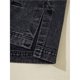 thumbnail image 4 of Chaqueta Vaquera de Mujer Oversize Estilo Boyfriend con Botones, Larga y Abertura Lateral. Chaqueta Vaquera Zimbaplatinum. Gris L, 4 of 9
