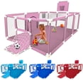 thumbnail image 1 of Corral Bebe Gimnasio De Juegos Porterías Y Tablero Infantil, 1 of 6