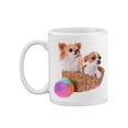 thumbnail image 1 of 2 Chihuahuas In A Basket. Mug - Image by Shutterstock, 1 of 4
