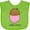 Apple Green, variant on Inktastic Little Spud Pink Boys or Girls Baby Bib