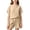 Beige, variant on Girls 2 Piece Outfits Summer Clothes Solid Color Cotton Short Sleeve T-Shirt and Shorts Casual Kids Clothing Sets Beige Size 17