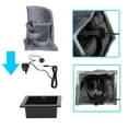 thumbnail image 2 of SereneLife Desktop Electric Water Fountain w/LED Illuminated Crystal Ball Accent-Indoor Outdoor Portable Tabletop Decorative Waterfall Kit Includes Submersible Pump & 12V Adapter-SLTWF80LED, 2 of 5