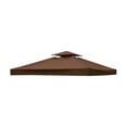 thumbnail image 1 of Toit de Gazebo 10x10 Pi de Rechange, Housse à 2 Niveaux en Polyester, Pare-Soleil à Conception Ventilée, Résistant aux Intempéries pour Patio, Pavillon, Fêtes Extérieures, 1 of 6