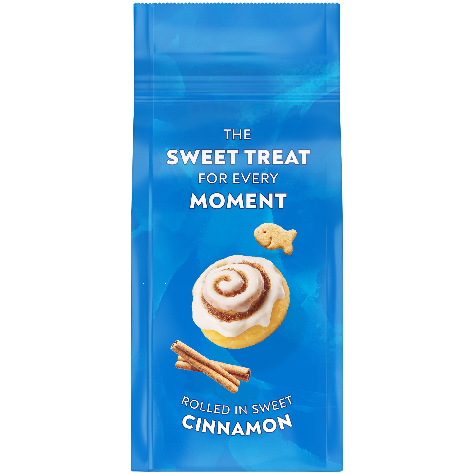 Goldfish Grahams Cinnamon Roll Baked Snack Crackers, 6.6 oz Bag