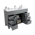 thumbnail image 4 of Laviva Nova 48" Contemporary Wood Cabinet with Ceramic Countertop in Gray, 4 of 10
