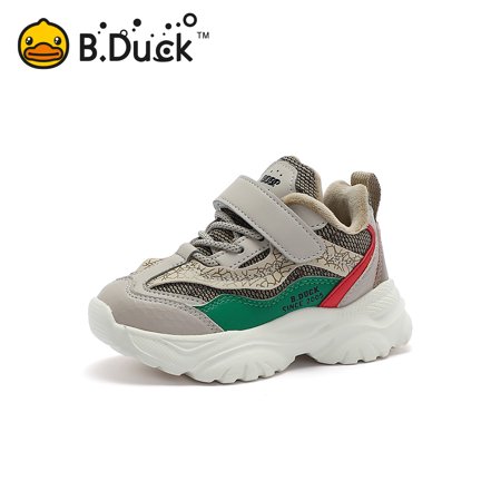 

B.Duck Baby Sneakers Hook And Loop Fastener Non-slip Plush Warm Winter Shoes Boys And Girls Kids Shoes