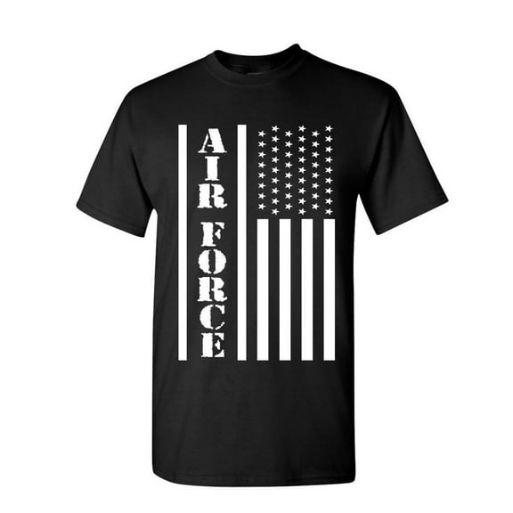 Tee Hunt Air Force Flag Military T-Shirt Patriot Veteran Stars & Stripes Mens Shirt